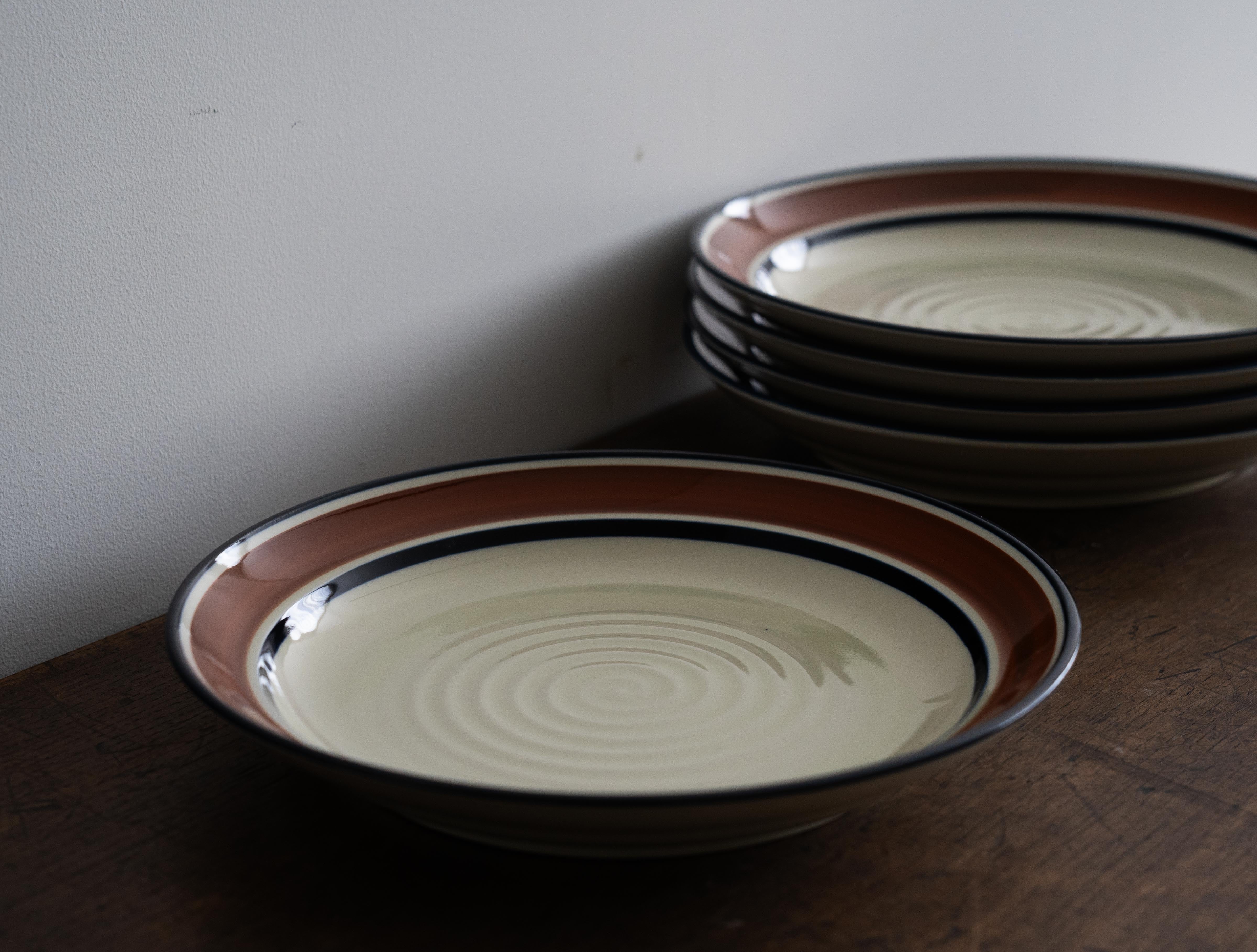 【送料無料】 三郷陶器 カレーをよそいたくなる大き目のスーププレート ストーンウェア