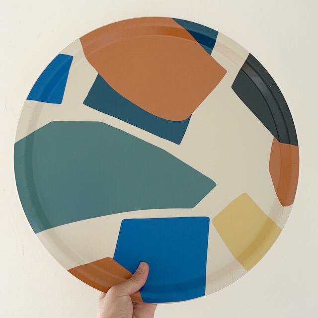 Wrap Mosaique Round Art Tray Illustrated By Antti Kekki Yay Design Household Goods