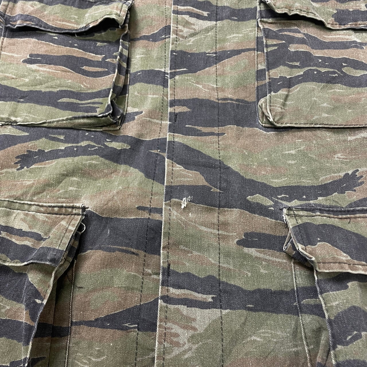 90年代 USA製 米軍 民間品 BDUジャケット タイガーカモ ミリタリー