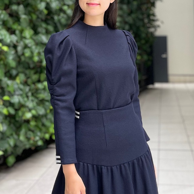 ボーダーズアットバルコニー TWILL SUSPENDER MINI SKIRT borders at  