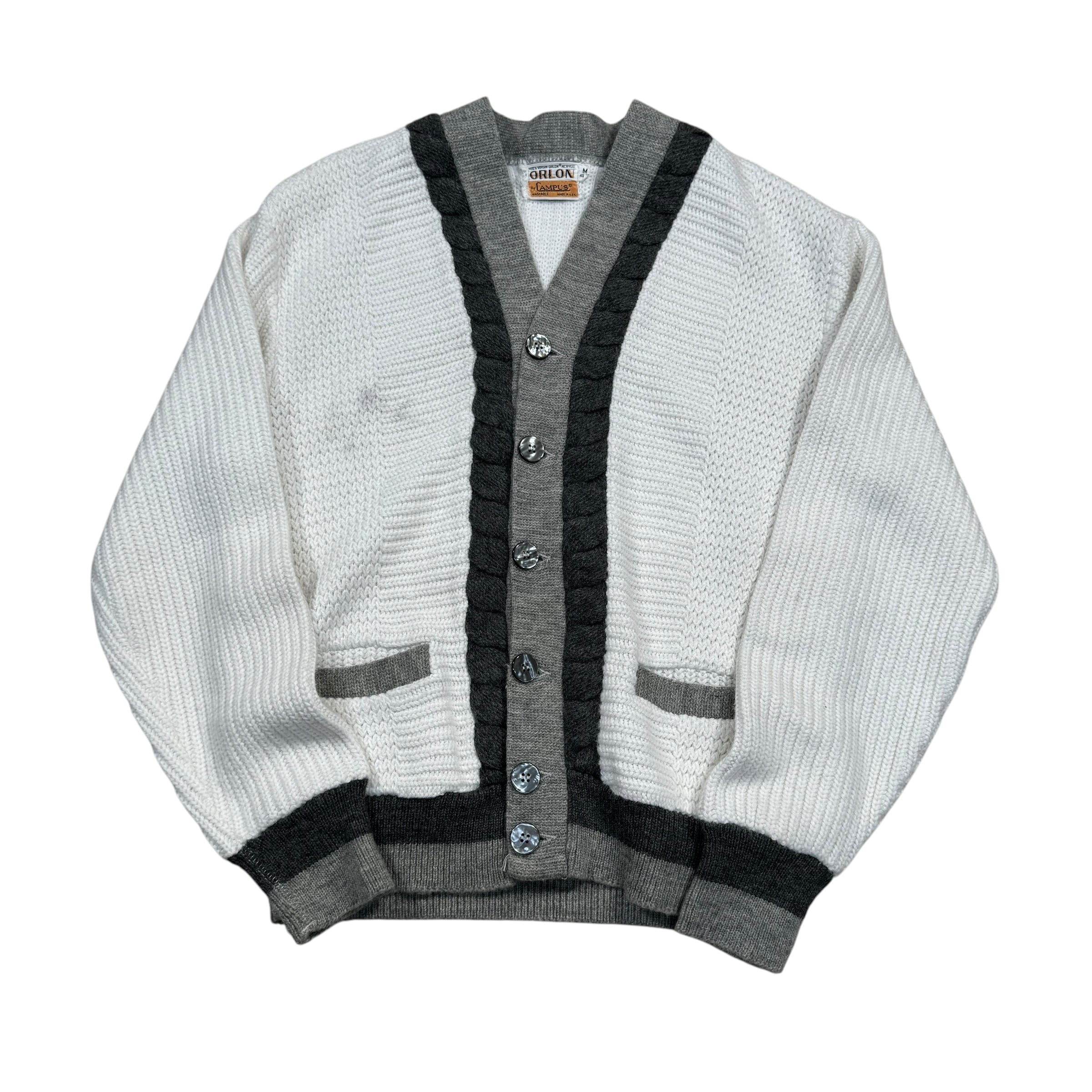 60s ORLON by CAMPUS knit cardigan M | savvy 