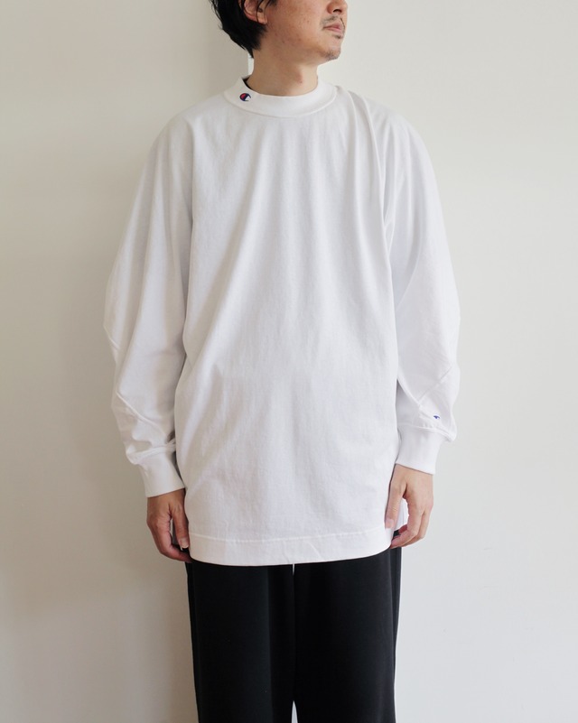 残り１点【Champion  × N.HOOLYWOOD(チャンピオン × N.ハリウッド)】CREW NECK L/S T-SHIRT／(C8-X416)