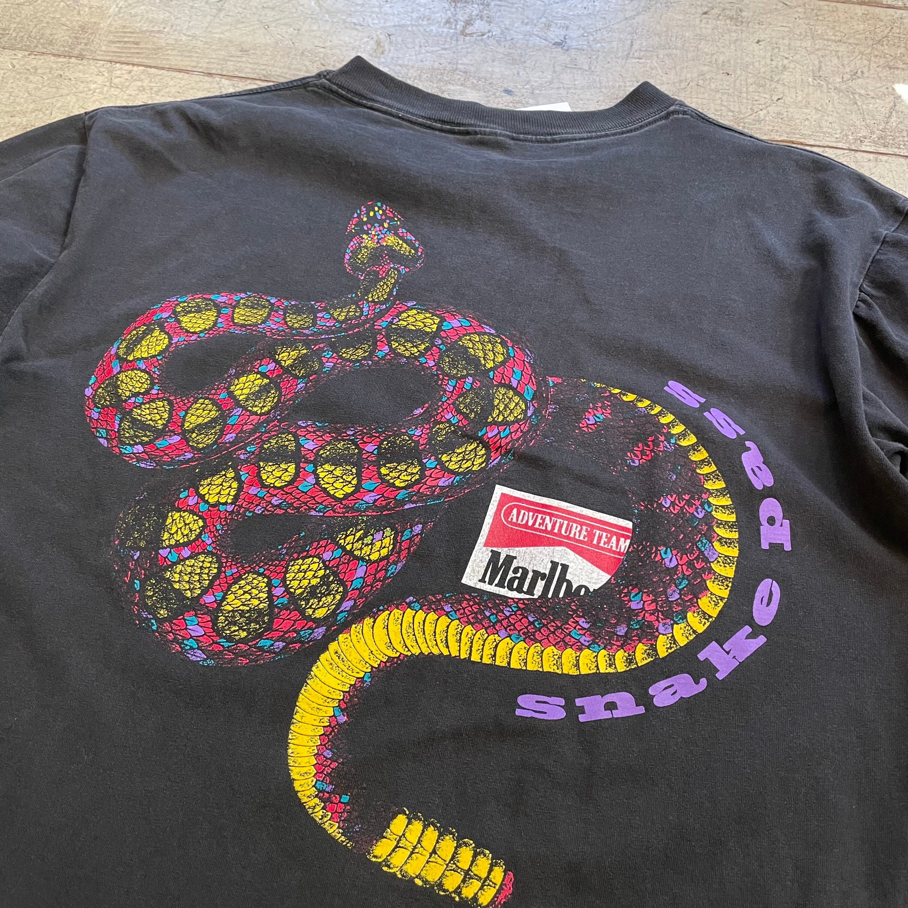 90s Marlboro マルボロ Snake Pass  Tシャツ ビンテージ