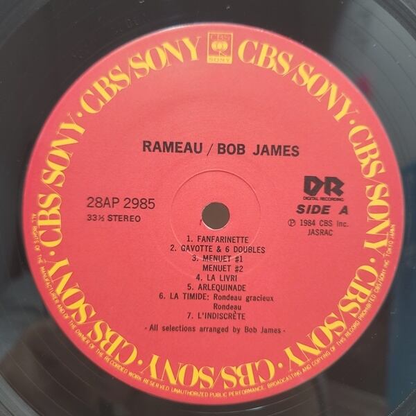 Bob James / Rameau [28AP 2985] - 画像3