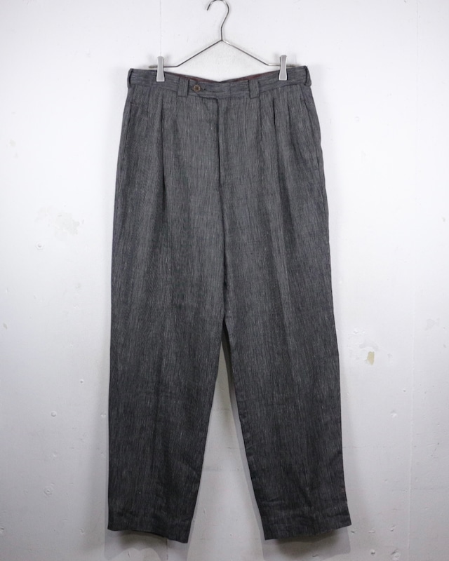 【Caka act2】70’s 3 Tuck Vintage Tapered Slacks Pants
