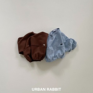【urbanrabbit】バルーン切替プルオーバー ブラウン 90~130cm 240831