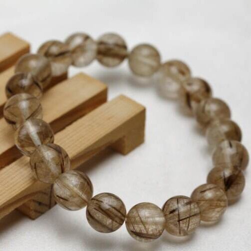 プラチナルチルクォーツ ブレスレット 9mm [M便 1/10] 211-4657