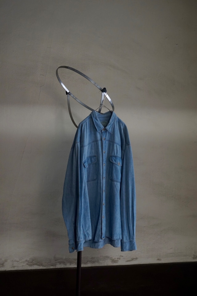 90s HUDSON RIVER COMPANY Oversized Denim Shirt