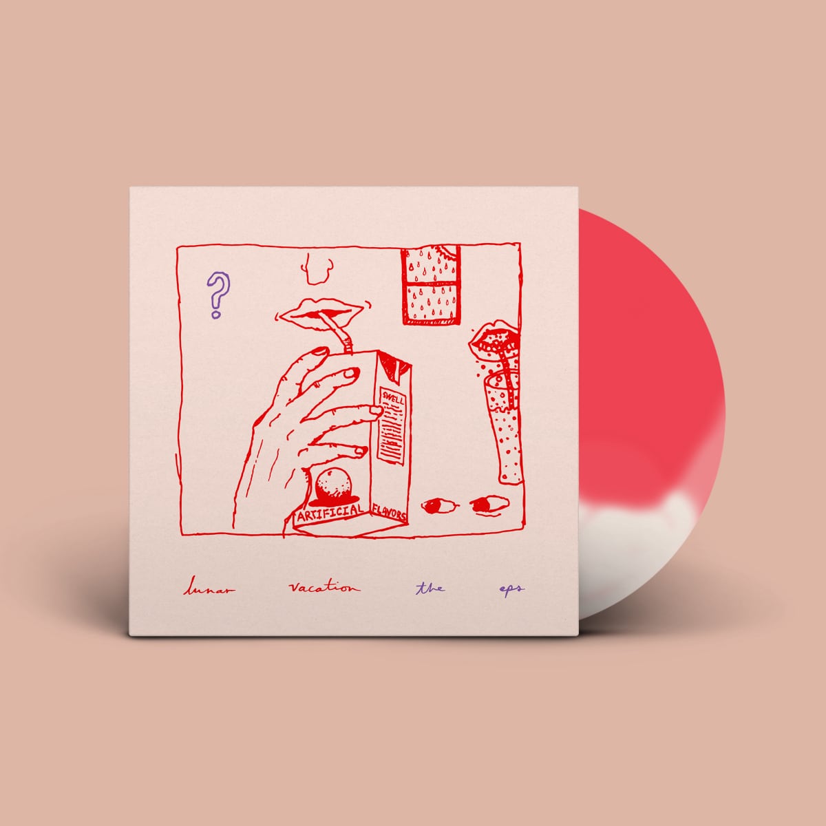 Lunar Vacation / the eps（Ltd  red and white LP）