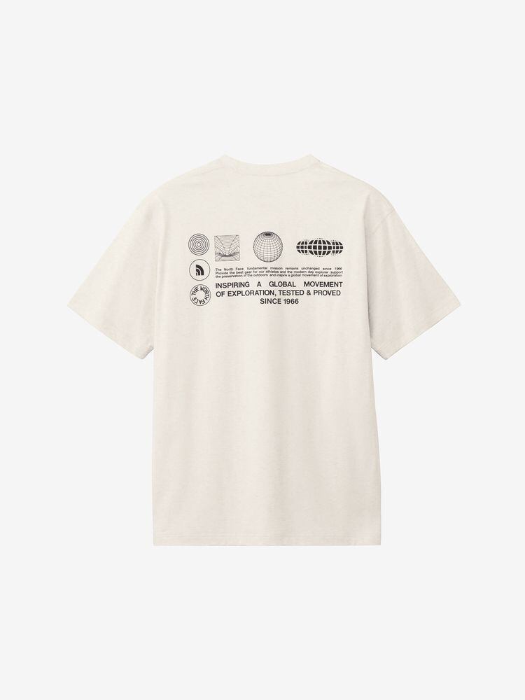 THE NORTH FACE (ザノースフェイス) フラッシュドライ グローブグリッド コットンティー (WX) ホワイトミックスグレー NT32550