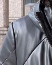 【縦艶補整】ラムレザーダウンコート