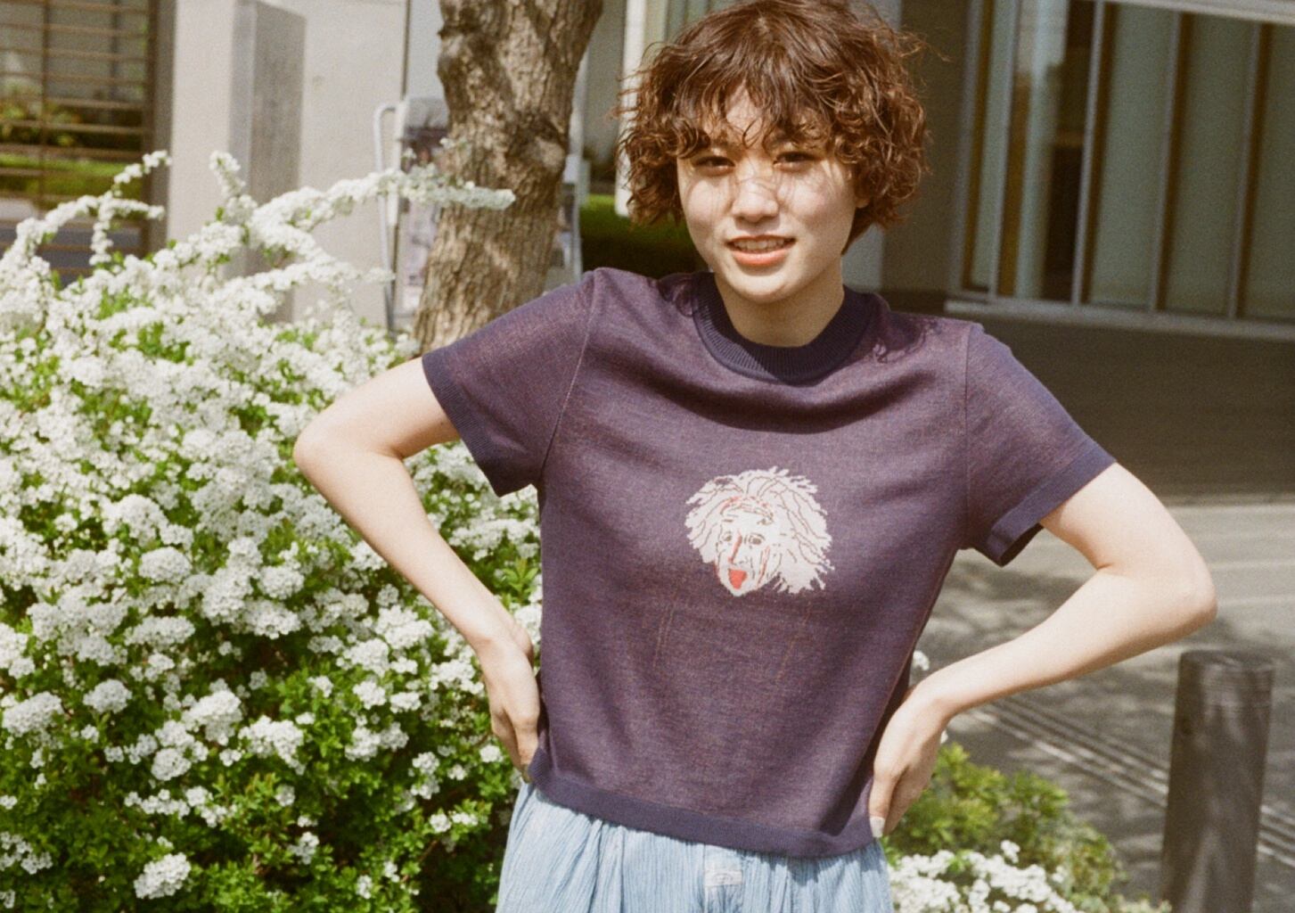 kota gushiken 22ss EinsT サイズ2 ライトブルー Tシャツ/カットソー(半袖/袖なし) 販促品販売中