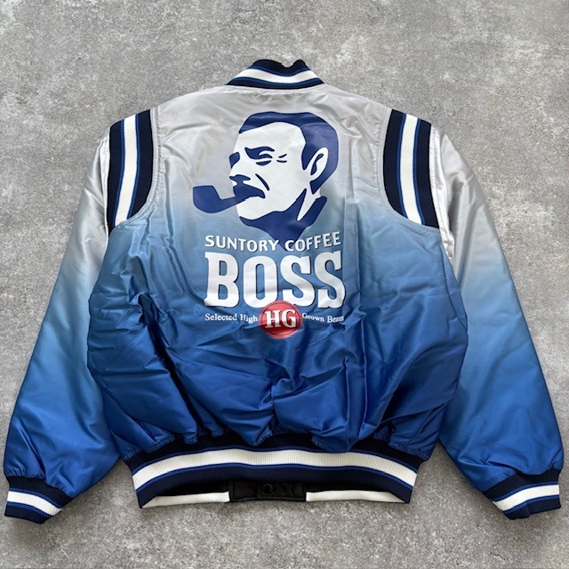 SUNTORY BOSS】サントリーボス 非売品 サテンスタジャン スタジアム 