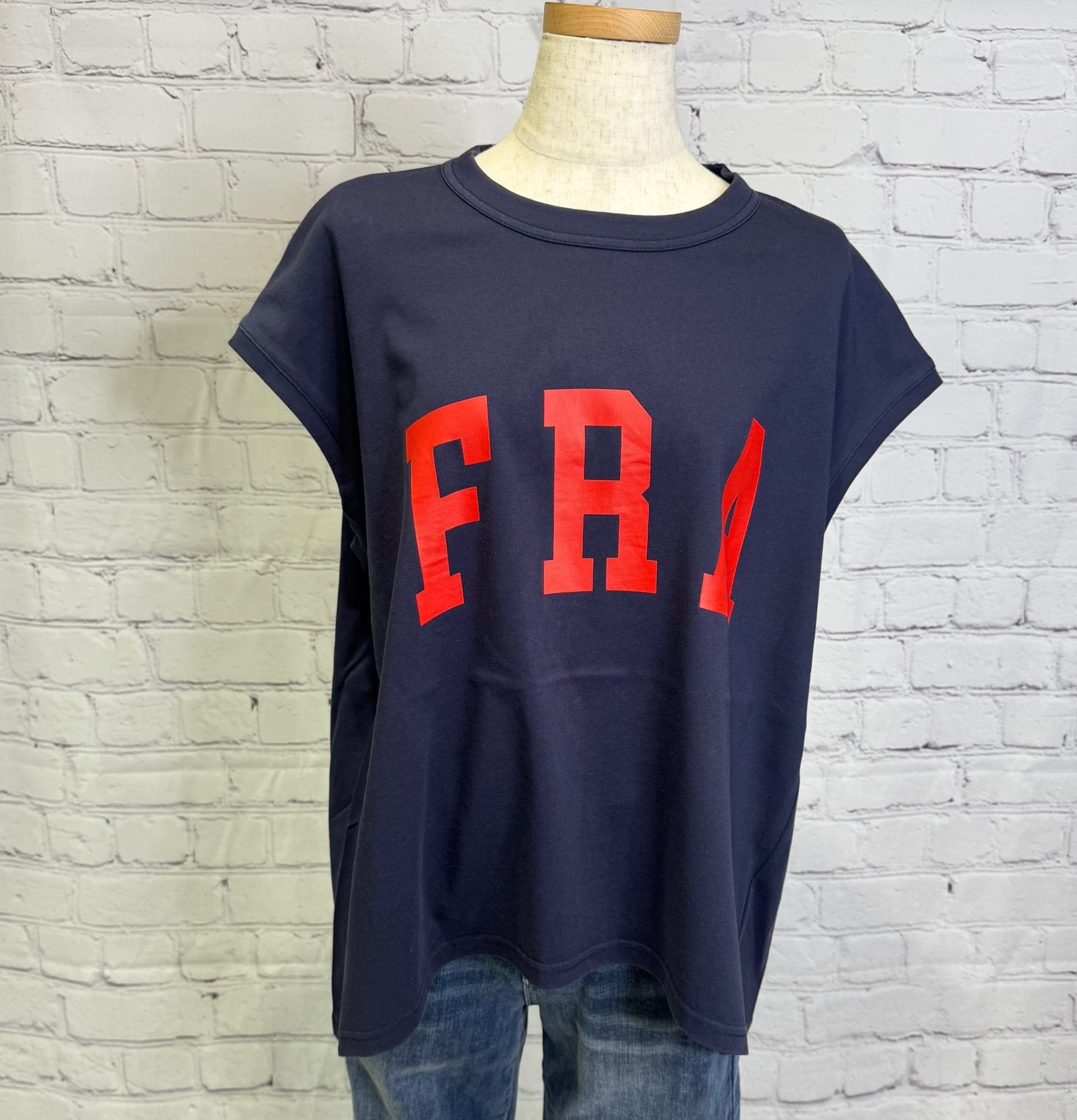 MARGAUX VINTAGE マルゴーヴィンテージ FRA ノースリーブlogo-TEE CT