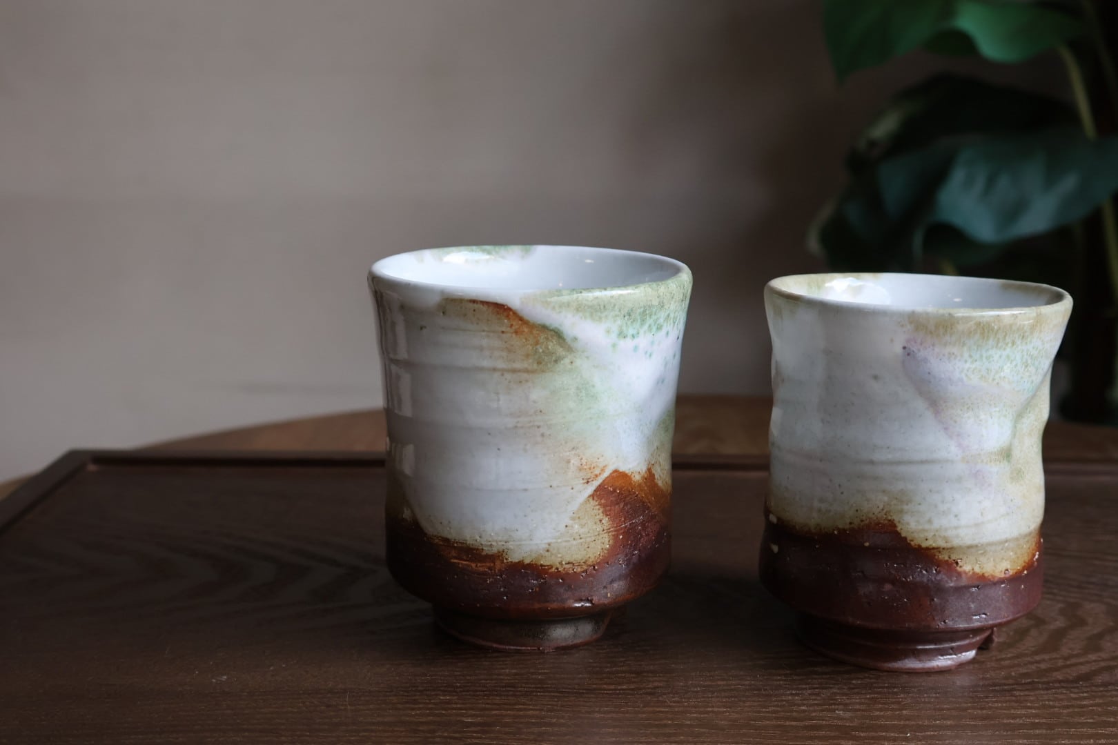 萩焼窯元 光彩庵 清玩作 三彩組湯呑 | うつわ通販 土岐陶器店 / ONLINE