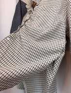 【新作5％OFF・3日間】Check Frill Shirts_2colors