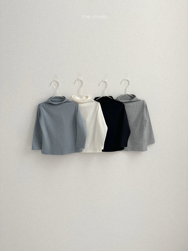 【予約】minirobe) peach warm half turtleneck♡