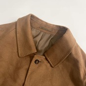カシミヤ100% GentLaurel ジェントローレル ステンカラーコート L/ベージュ ブラウン メンズ