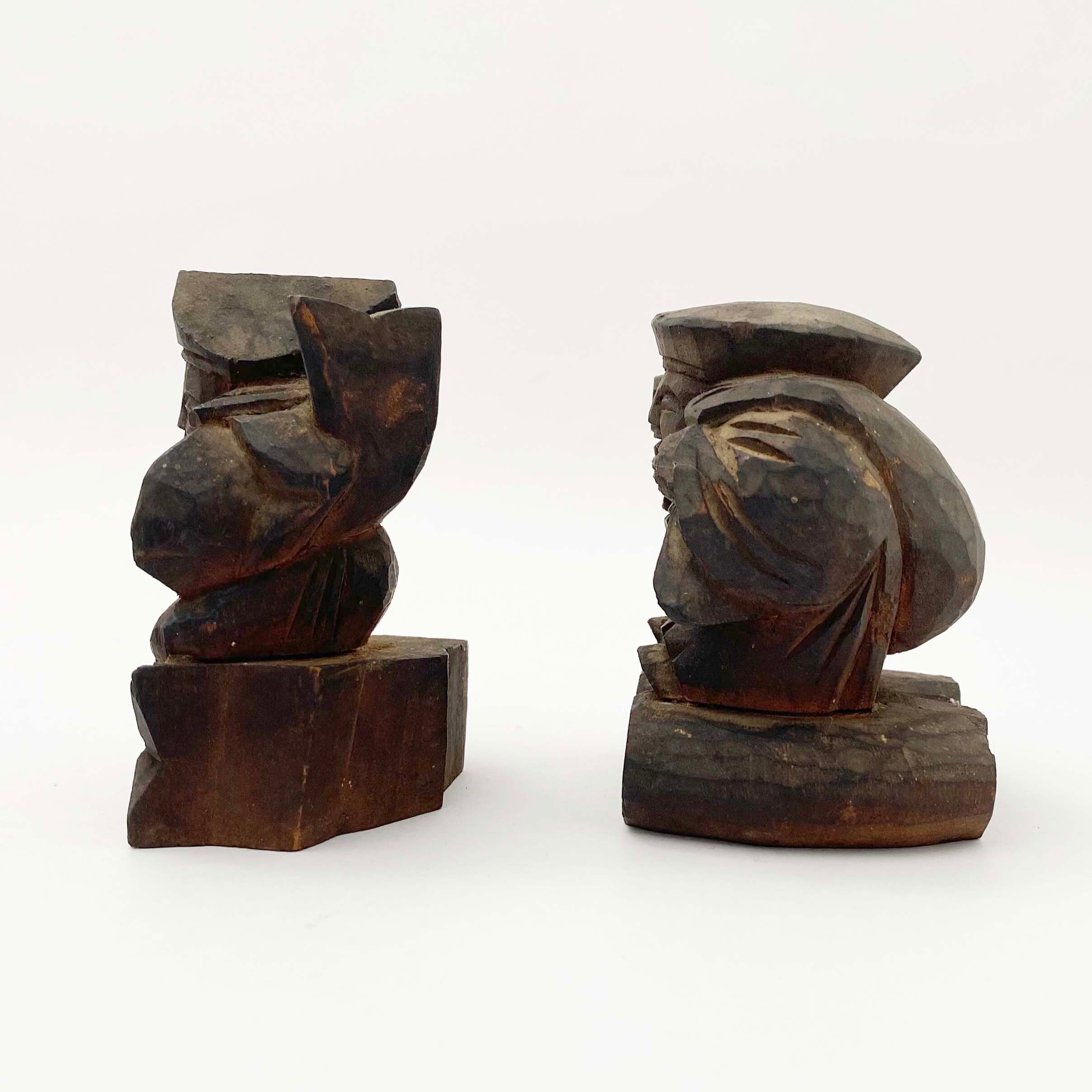 恵比須・大黒セット（木彫9cm）