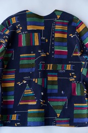 Avant-garde chic color palette cardigan