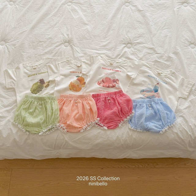 【6/18〆予約】<ninibello> bebe Sour lace bloomers