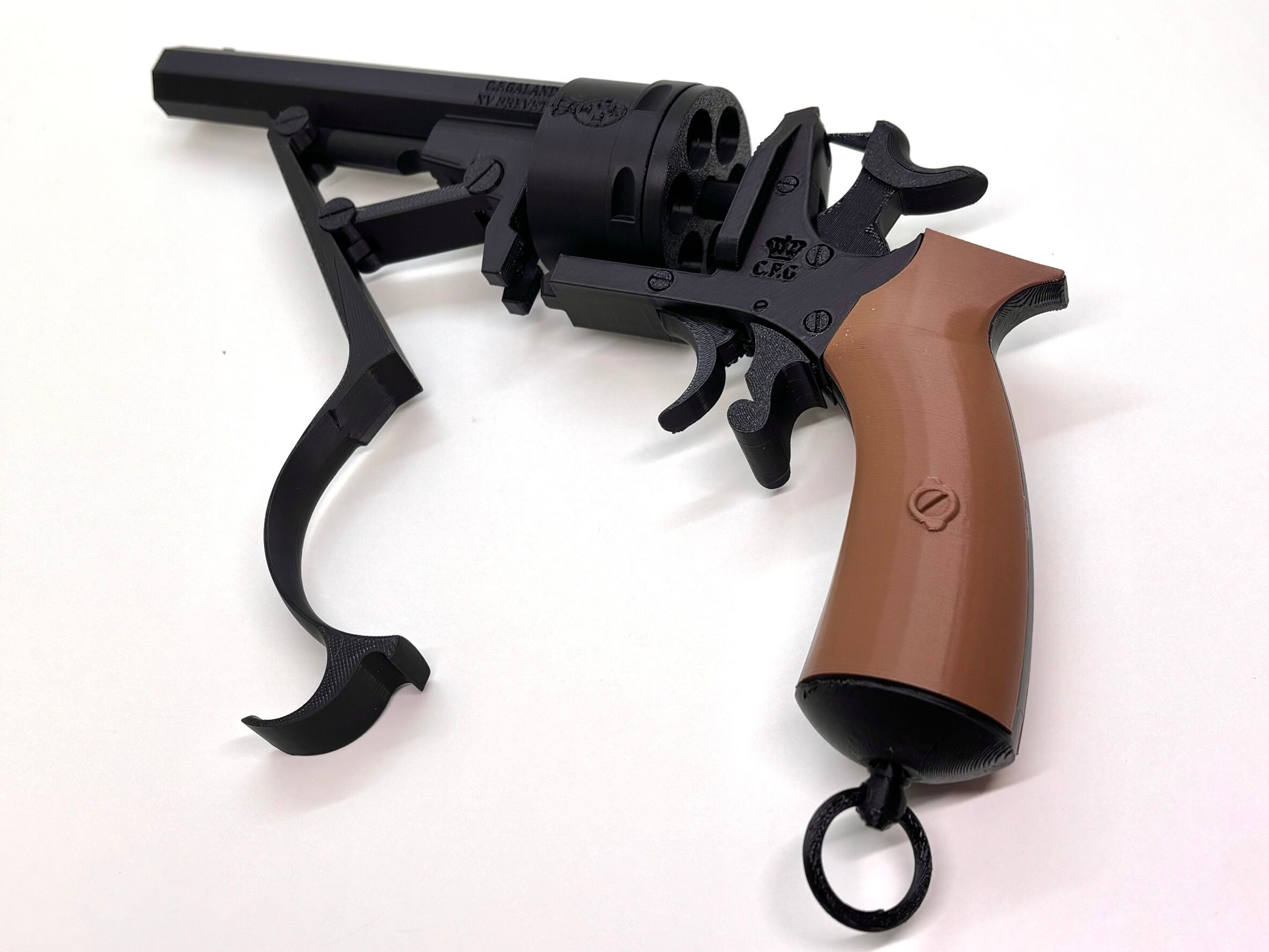 ロシア帝国 M1870 ガラン リボルバー レプリカモデル（非金属、発射