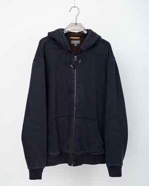 good fade thermal liner zip hoodie