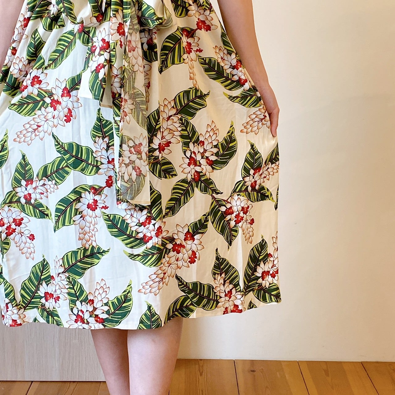 370001-W ムームー 3WAYリゾートワンピース ジンジャー ホワイト