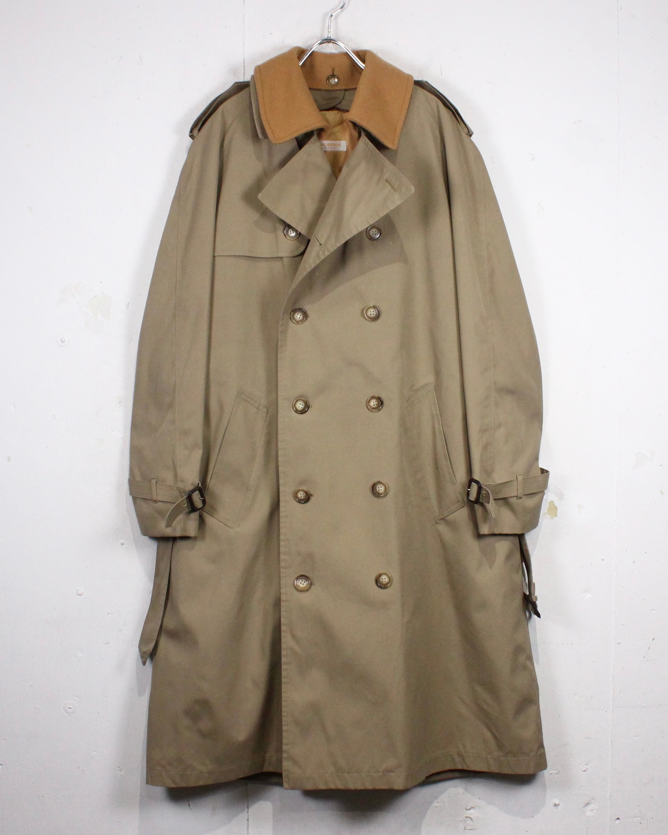 Caka act2】80's “Brooks Brothers” “完品” Loose Trench Coat | Caka