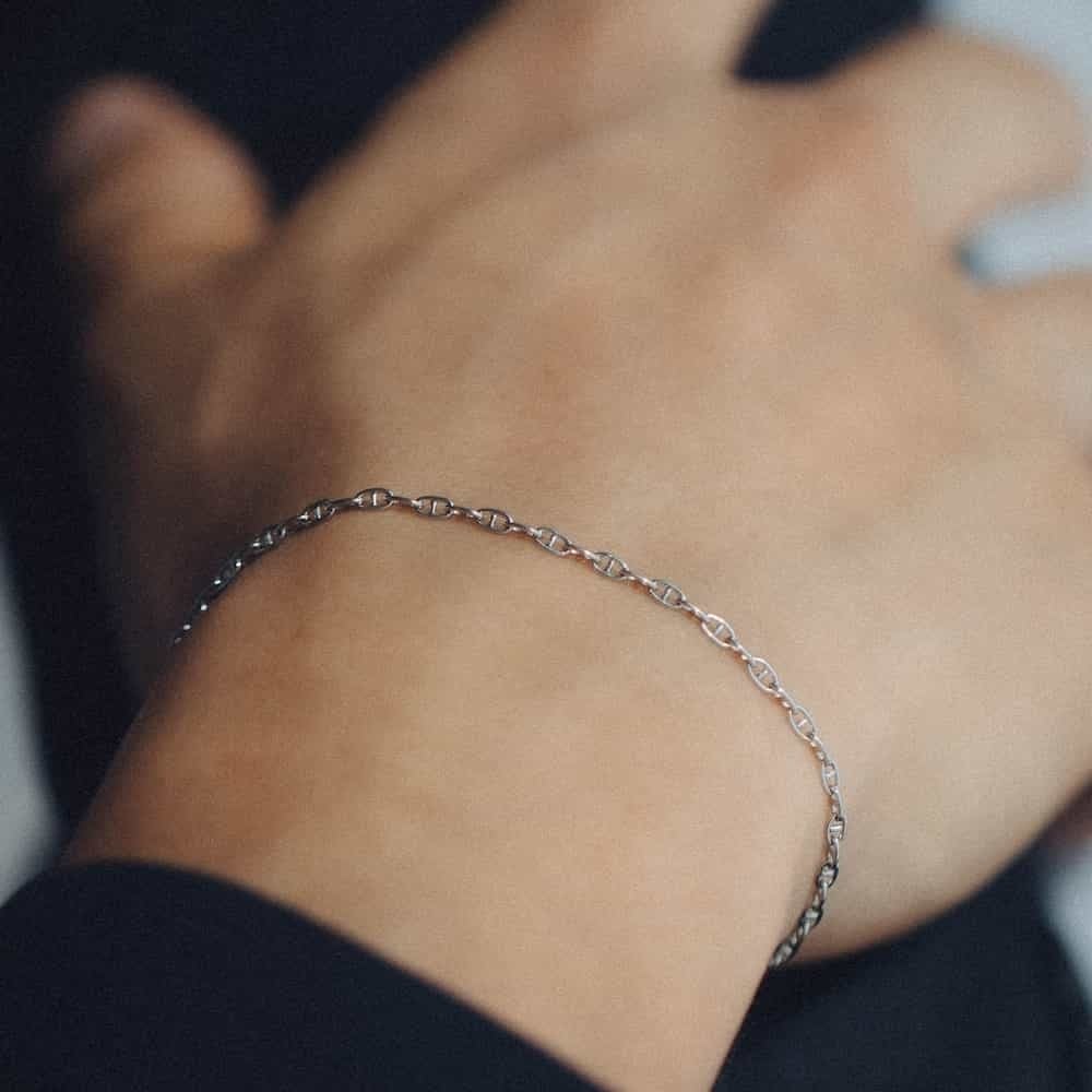 fine anchor bracelet (silver) #b63 | garcia fine anchor bracelet (silver) #b63 | garcia
