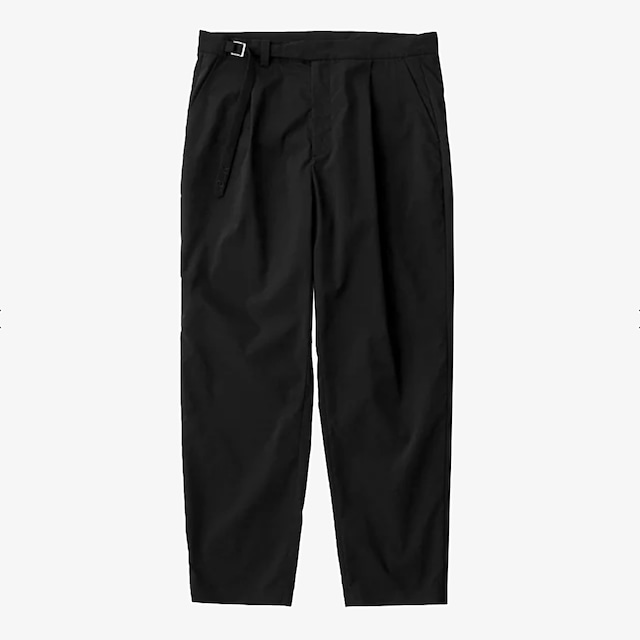 BLK  /  TECH WEATHER WIDE TAPERED PANTS（BK2273402）BLACK