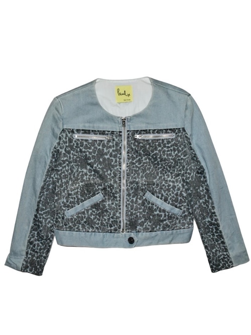 DoReMi Unique Series – Paul Smith Blue Leopard Denim Jacket