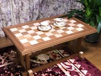 テーブル/ローテーブル/レイアウト自由/焦茶/コーヒーテーブル/layertable