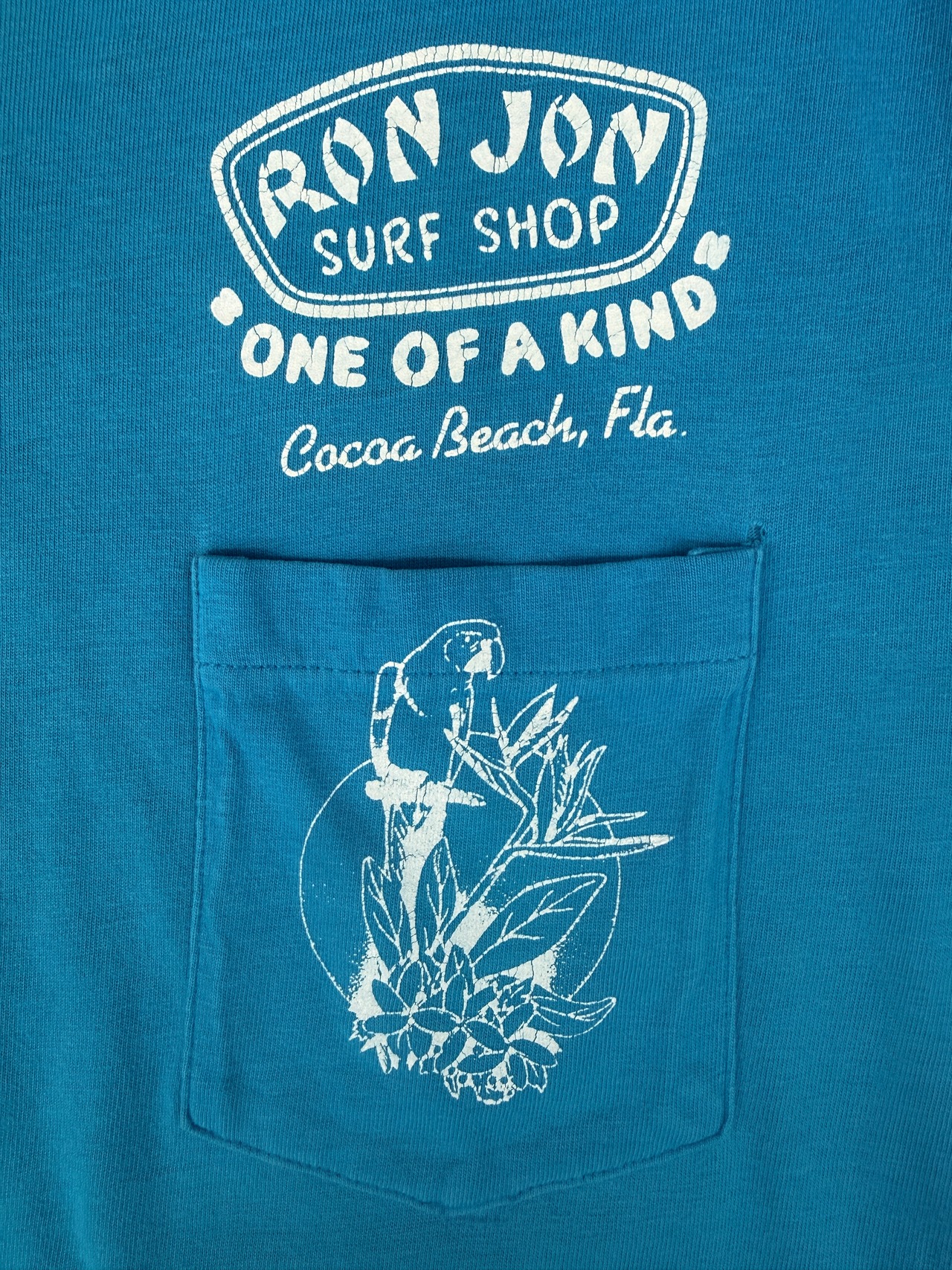 80s RON JON SURF SHOP / Hanes BEEFY-T made in usa・画像7