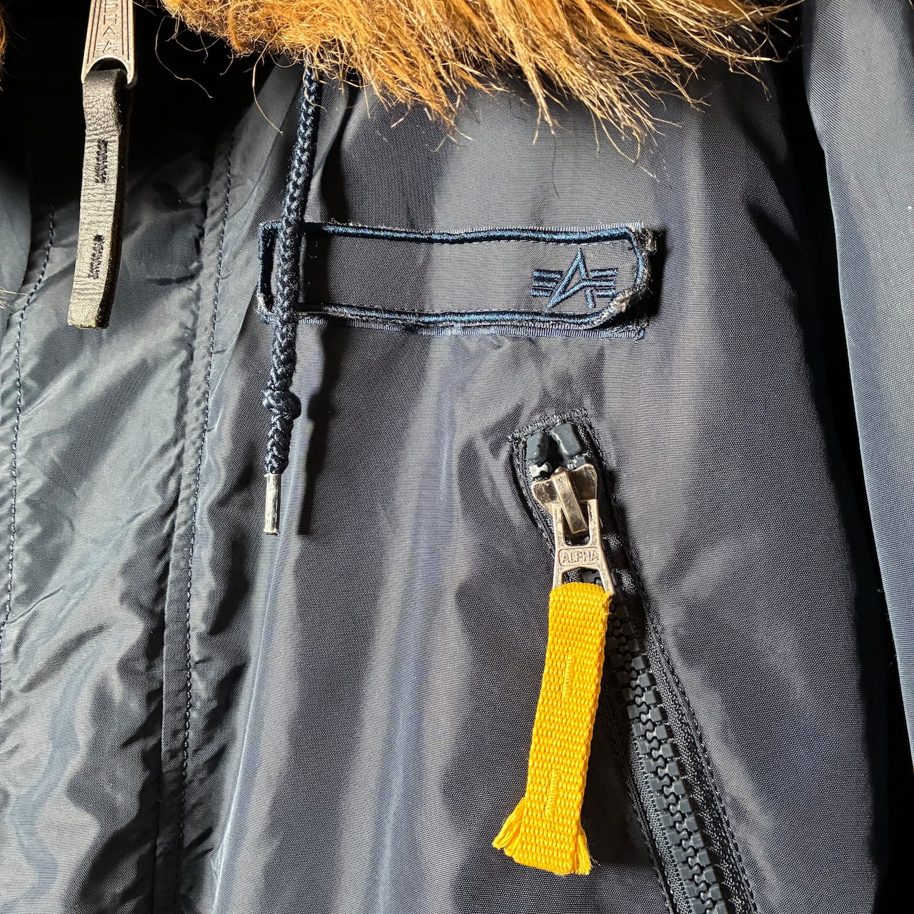 ALPHA INDUSTRIES N-3B フライトジャケット　ネイビー　S アルファ