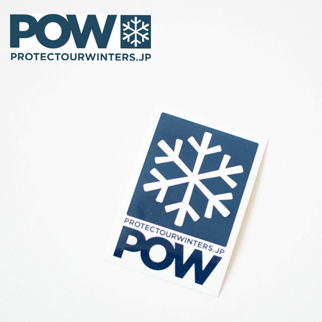 POW [パウ] SNOW  STICKER [pow.sonw] スノーステッカー・プリントステッカー・MEN'S/LADY'S