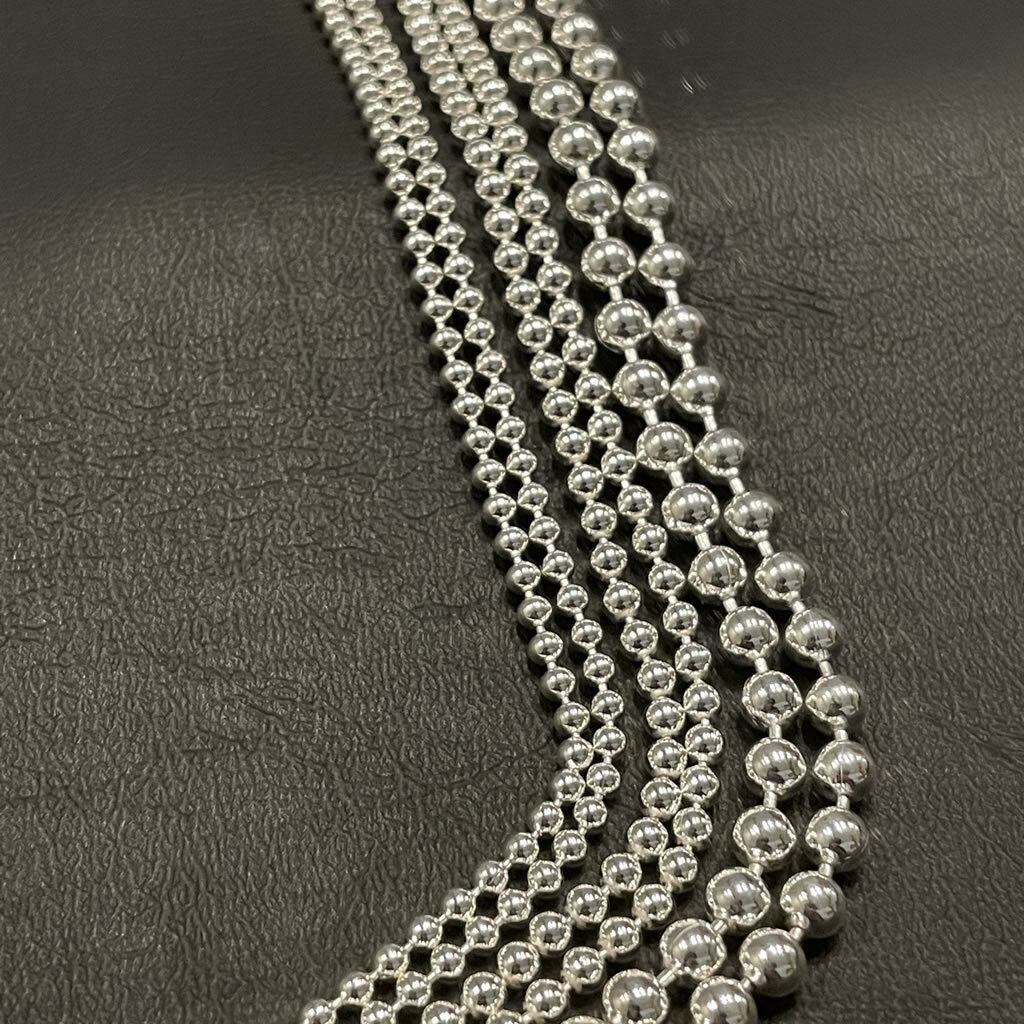 ボールチェーン3.0mm 40cm シルバーチェーン(シルバー925)