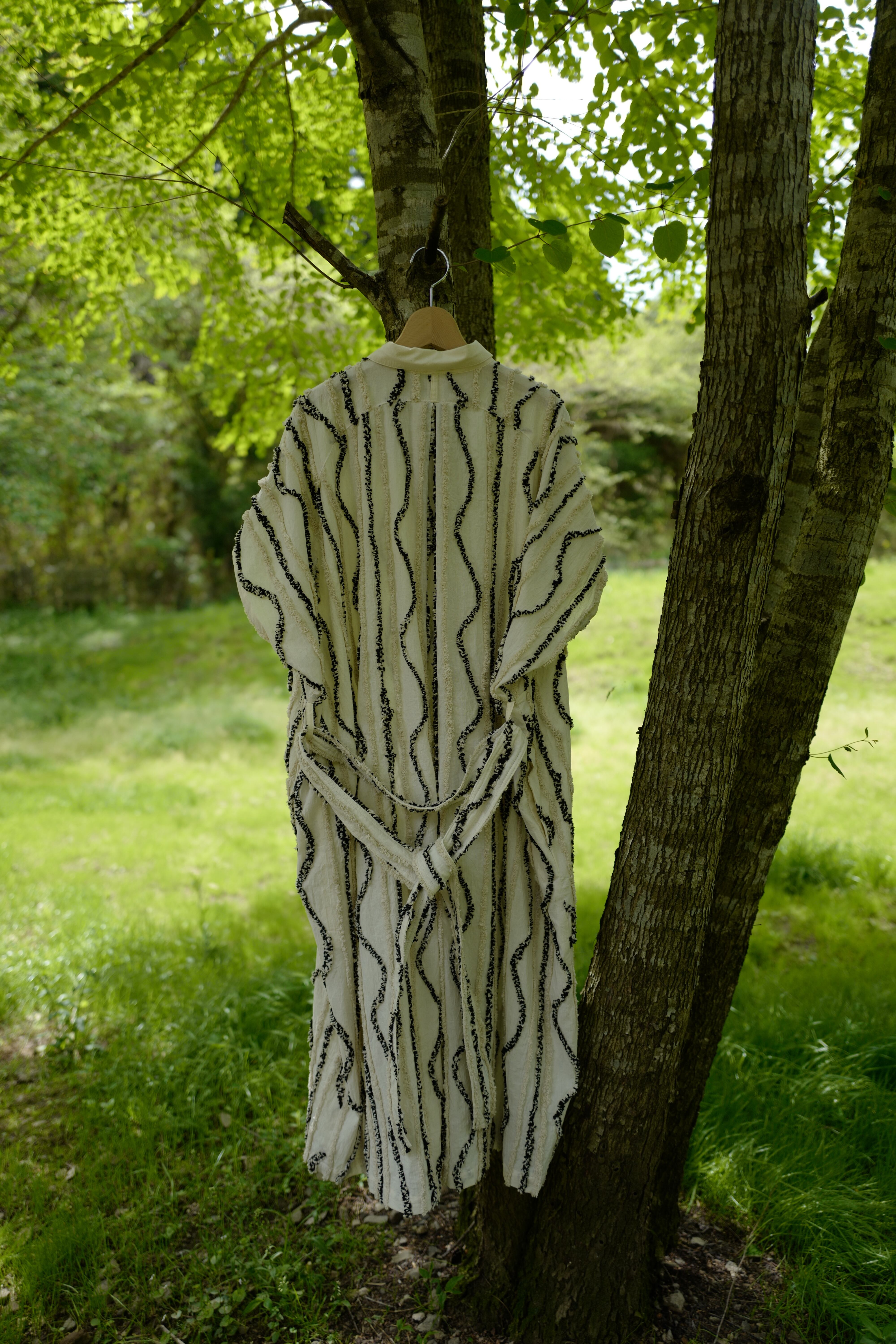 トップス aseedoncloud Tea garden vest handwerker ASEEDONCLÖUD │Market shirts coat(Festival cloth Off white