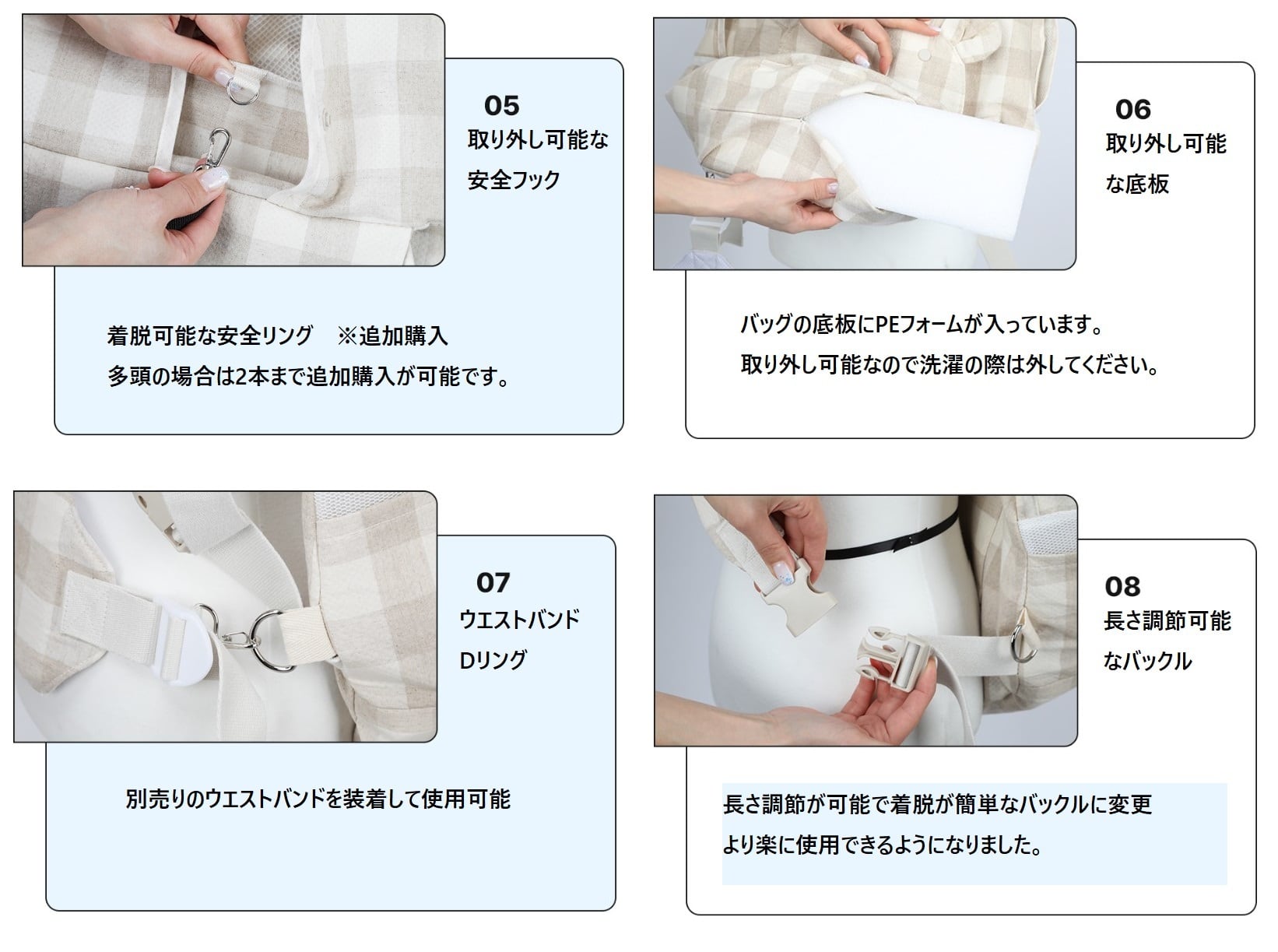 予約【ritogato】Voddly Petite Front Bag Ver.5 (DenimBlue) | haneulpet