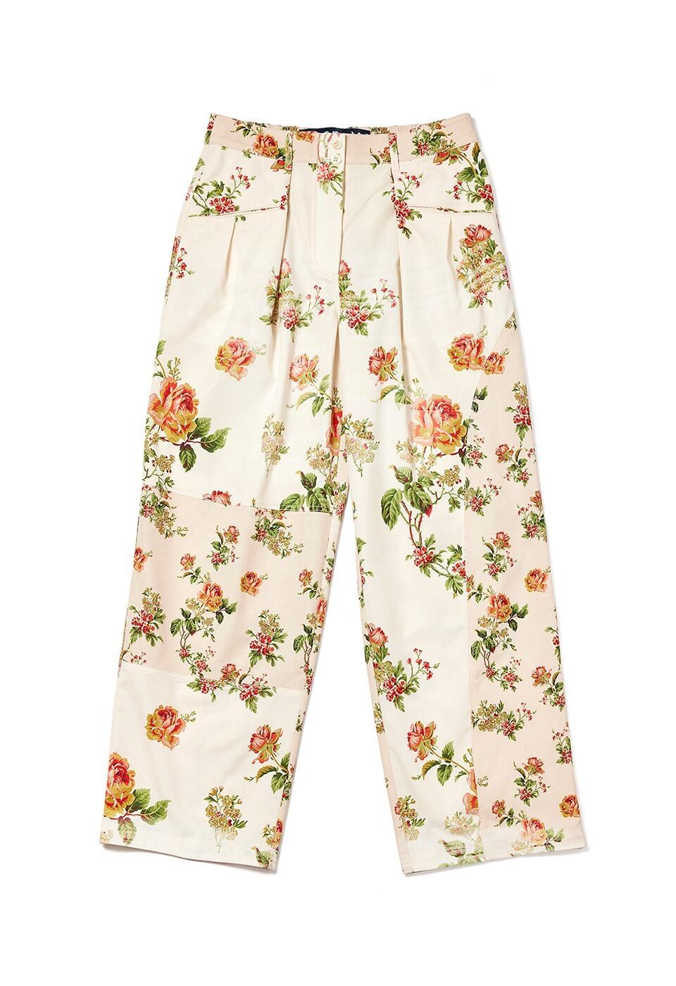 パンツ OPEN YY PANELED PAJAMA PANTS OPEN YY] PANELED PAJAMA PANTS, BEIGE 正規品 韓国ブランド 韓国通販