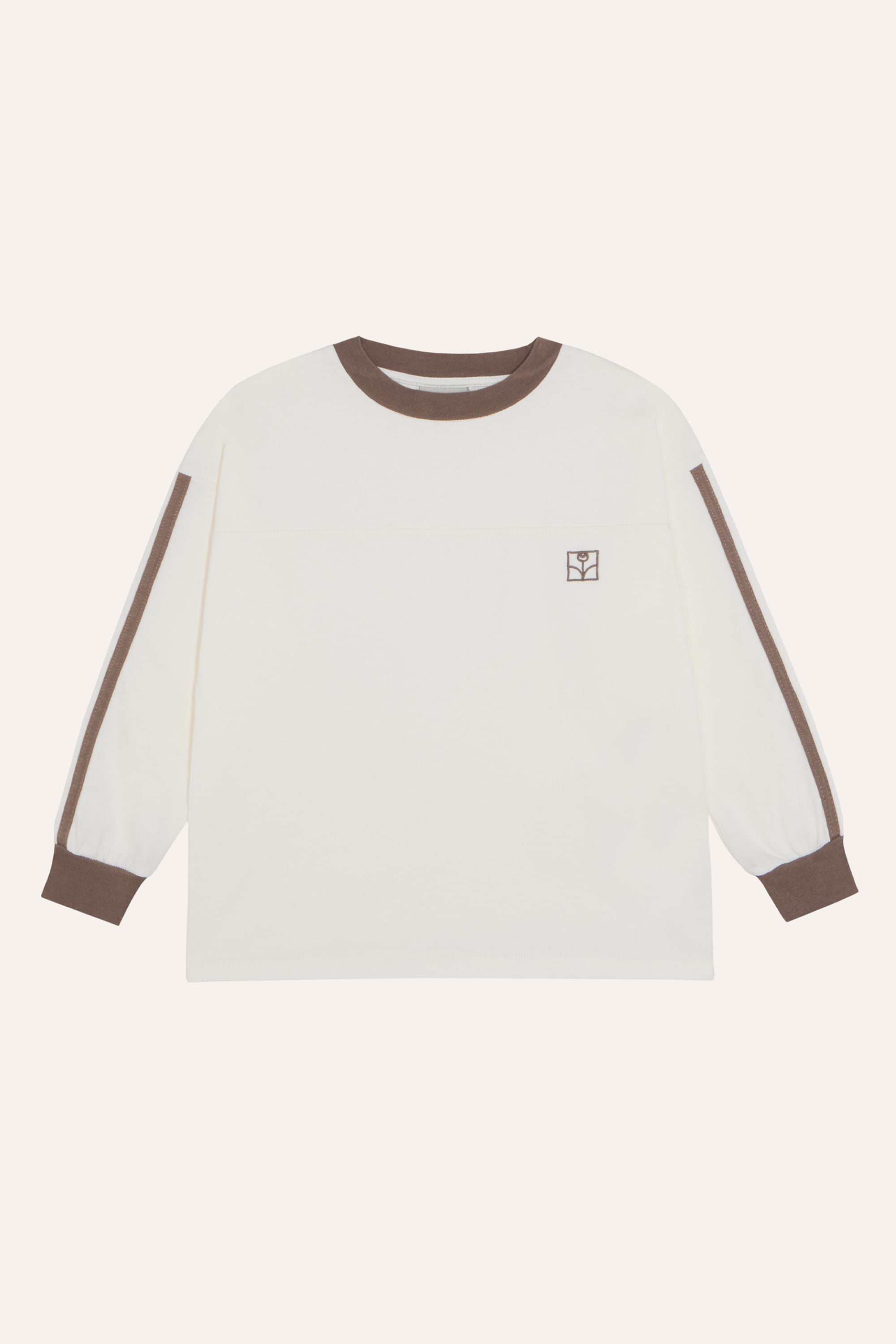 The Campamento / Brown Bands Ecru Tshirt / 2Y・3Y・4Y・5-6Y・7-8Y・9-10Y