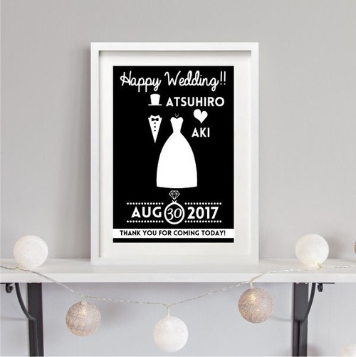 Wedding poster#TUXEDO&DRESS2(A4) 