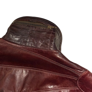 vintage 1970’s EAST WEST MUSICAL INSTRUMENTS leather jacket “SMOKE”