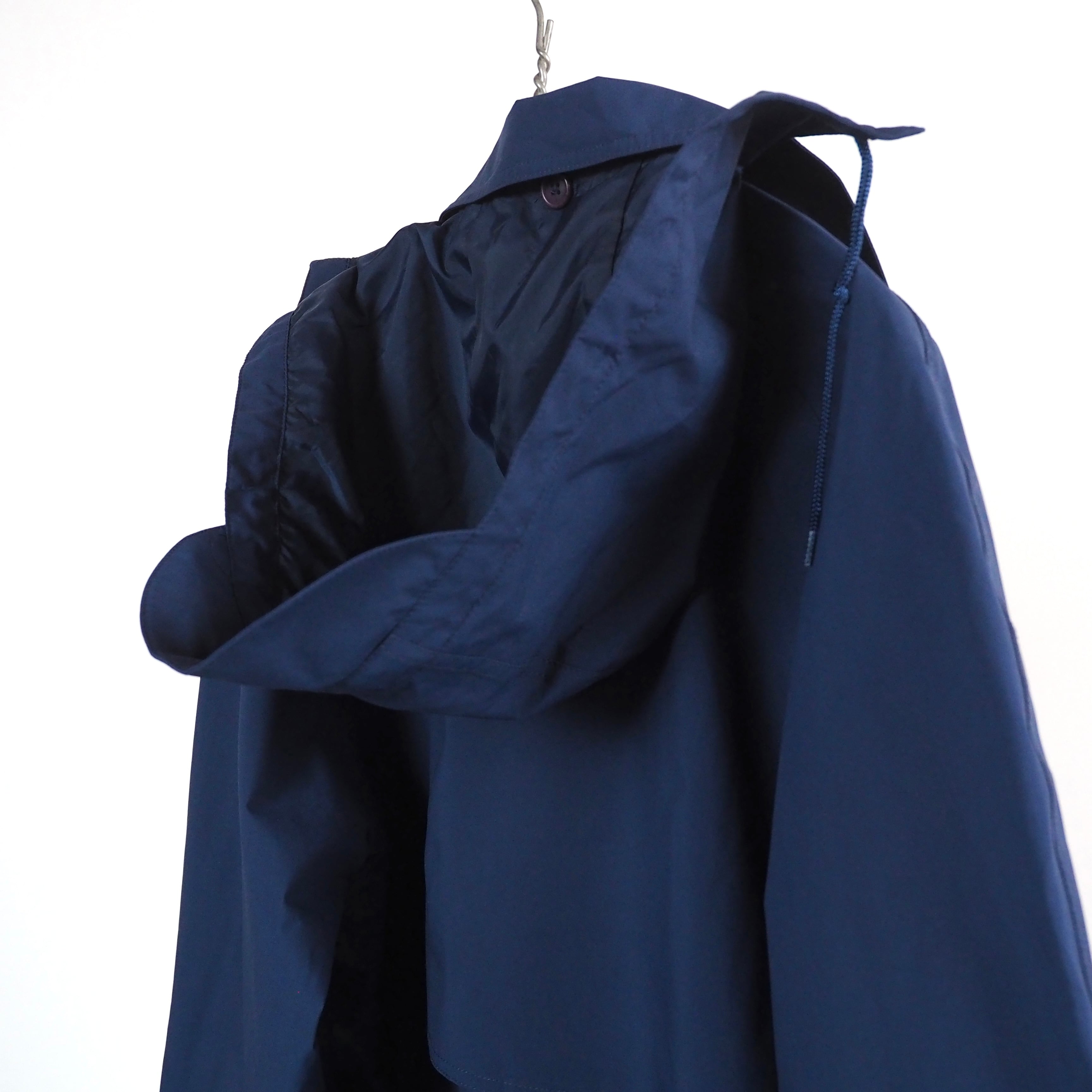 Eddie Bauer ネイビー ロングコート GORE-TEX】Eddie Bauer nylon maxi coat XS /80s エディーバウアー