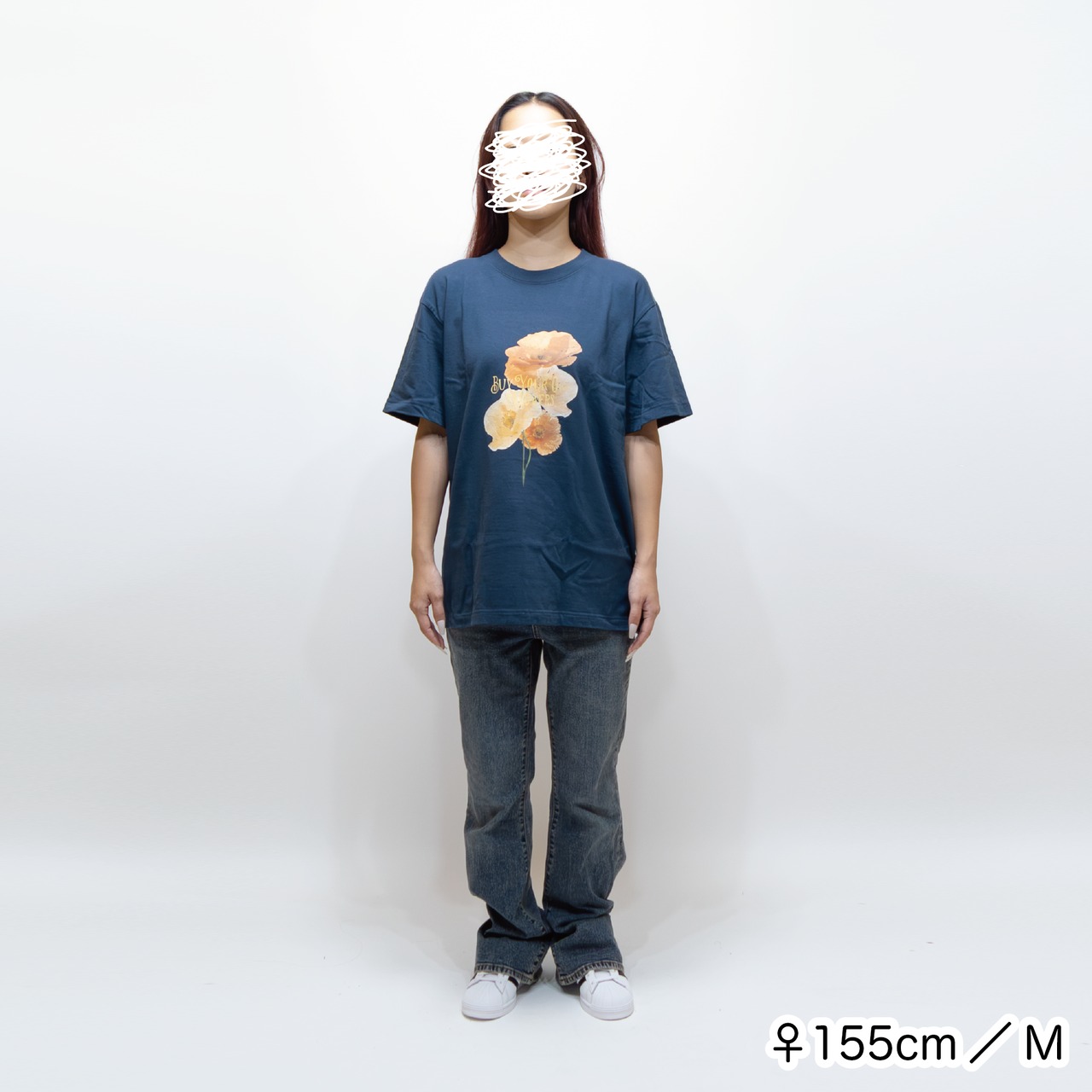 BYOF poppy TEE [スレート]