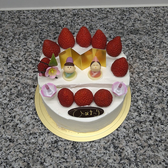 こどもの日・ひな祭りデコレーションケーキ　4号   Children's Day Hina Festival Decoration Cake No.4