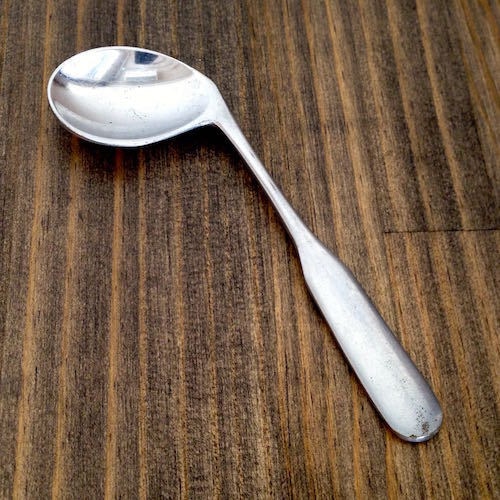 Antique Alpacca Spoon