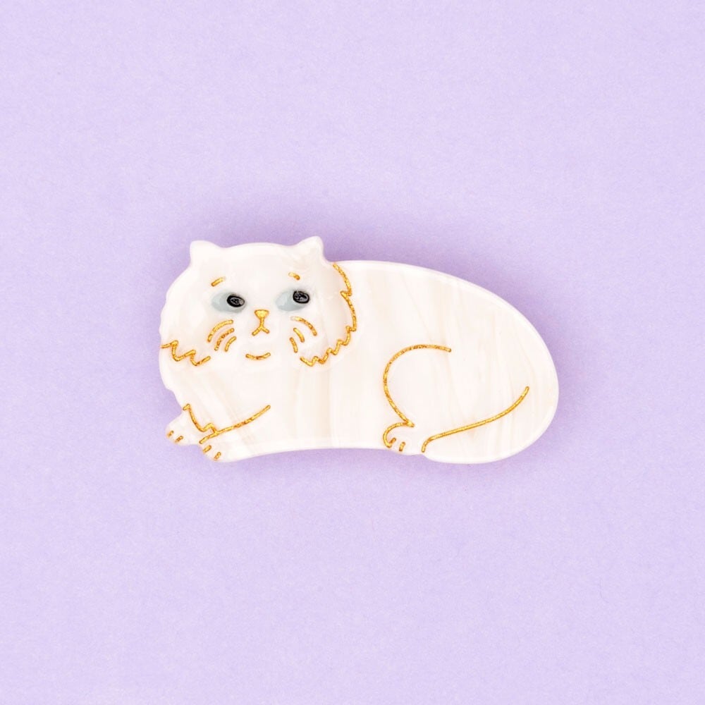 Coucou Suzette】Persian Cat Mini Hair Clip -Meow collection