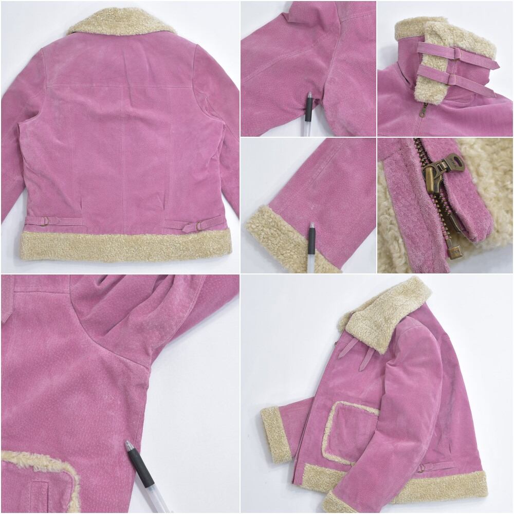 00s WILSONS B-3タイプ ピグスキン スエードレザー ジャケット