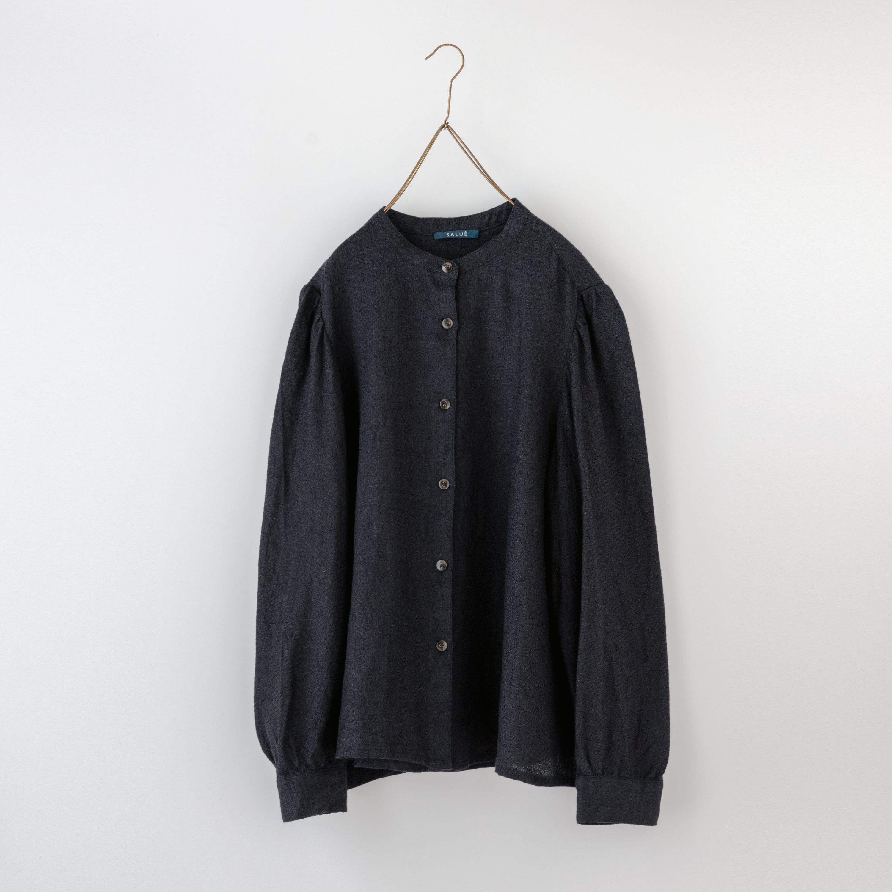 SALUÉ サルエ｜ダブルブレストブラウス ヘリンボーンリネン SALUÉ